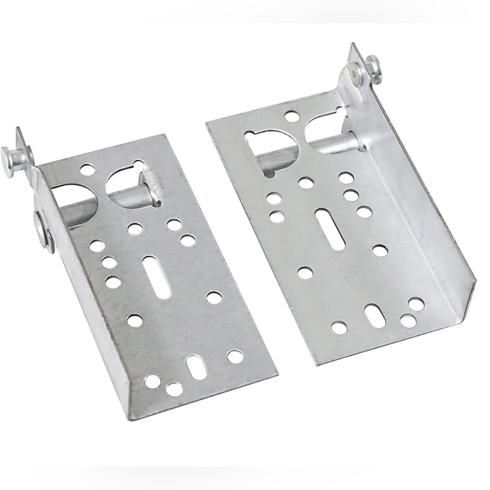 2 Pack Garage Door Bottom Lifting Brackets 7/16-Inch Stem New with scratches